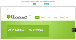 Desktop Screenshot of etl-tools.com