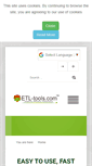 Mobile Screenshot of etl-tools.com