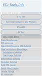 Mobile Screenshot of etl-tools.info